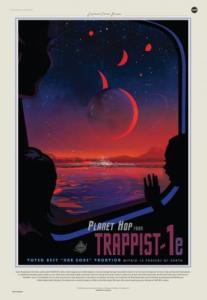 Poster - Planet hop from TRAPPIST-1e